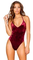 Nightlight Boyundan Askılı Kadife Fantazi Body 3208