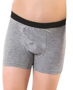 Öztaş 3702-A Erkek Çocuk Düz Slip Melanj Boxer Gri Melanj