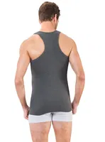 Öztaş Erkek Ribana Rambo Atlet A1071 Antrasit detay görünüm