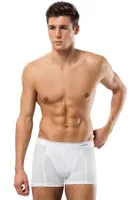 Pamuk Elastan Erkek Klasik Boxer Erdem 1445 Beyaz görsel 8