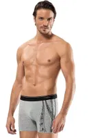 Pamuk Elastan Melody Erkek Boxer Erdem 1460 Gri detay görünüm