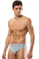 Pamuk Elastan Erkek Slip Erdem 1340 - 3 Adet Gri farklı açı