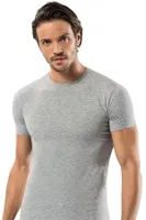 Pamuk Elastan Sıfır Vaka Erkek T-Shirt Erdem 1122 - 3 Adet Gri