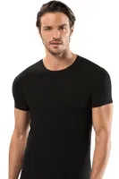 Pamuk Elastan Sıfır Vaka Erkek T-Shirt Erdem 1122 - 3 Adet Siyah detay görünüm