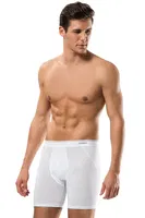 Pamuk Elastan Uzun Erkek Boxer Erdem 1470 Beyaz görsel 12