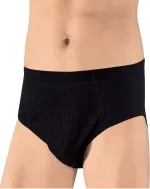 Penye Erkek Slip Külot Lüx DRM 171 Siyah farklı açı