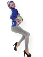 Bayan Kot Tayt 503 Gri