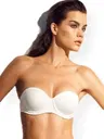 Pierre Cardin Carine Straplez Push Up Destekli Askısız Tek Sütyen 6025