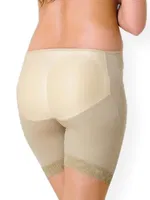 Popo Dikleştirici Korse Boxer Paçası Dantelli Emay 2002 Ten