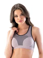 Seamless Double Toparlayıcı Sütyen  Emay 4026 Gri görsel 4