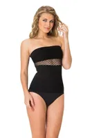 Seamless Fantezi Straplez Atlet Emay 5035 Siyah görsel 7