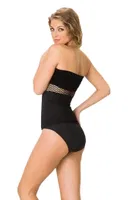 Seamless Fantezi Straplez Atlet Emay 5035 Siyah görsel 8