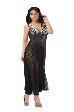 Sistina Şifon Gecelik Tek Parça Sistina M-085