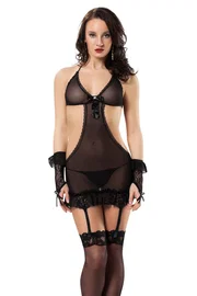 Sistina Sistina Komple Fantezi Gece Kıyafeti E-806