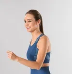 Spor Büstiyer Örme Seamless Dikişsiz Yoga Fitnes Plates Miss Fit 11178 Mavi görsel 6