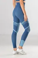 Spor Kadın Tayt Fitness Günlük Kullanım Iç Göstermez Örme Seamless Dikişsiz Soft Miss Fit 34549 Mavi görsel 6