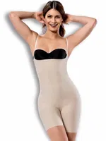 Tam Boy Korse Lazer Kesim İZSİZ KORSE Form Angel 2010 Ten