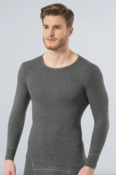 Termal Bisiklet Yaka Uzun Kollu (UNISEX) Türen 192/GRİ