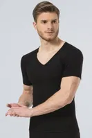 Termal V Yaka Kısa Kol (UNISEX) Türen 191/SİYAH Siyah detay görünüm
