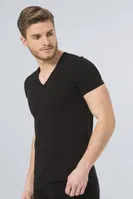 Türen Erkek Likralı T-Shirt 172/SİYAH Siyah detay görünüm