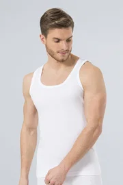 Türen Türen Erkek Ribana Atlet (2'li Paket) 109/BEYAZ