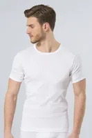 Türen Erkek Ribana O yaka Fanila (2'li Paket) 102/BEYAZ Beyaz farklı açı