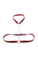 Vip Club Tasmalı Harness 1108 Kırmızı
