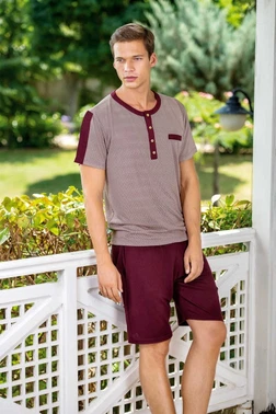 Yeni İnci EPJ706 Erkek Viskon 3lü Pijama Takımı