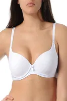 Destekli Günlük Basic Sütyen Yeni İnci 6559 Beyaz görsel 4