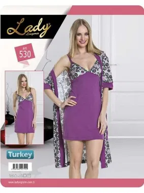 Lady 2 li Sabahlık Set Lady 530