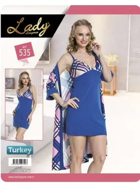 Lady 2 li Sabahlık Set Lady 535 - Alternatif Görünüm
