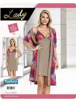 2 li Sabahlık Takım Lady 533 Görsel
