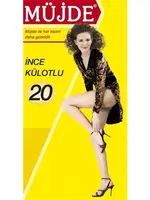 3 ADET Müjde 20 Maxi Külotlu Çorap Ten (57) detay görünüm