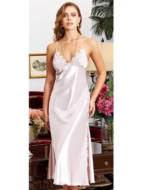 Jeremi 6'lı Saten Dantelli Gecelik Sabahlık Takımları Seti Jeremi 915 - Alternatif Görünüm