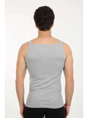 Akbeniz Akbeniz Erkek Kalın Askılı Likralı Atlet 21002 - Alternatif Görünüm