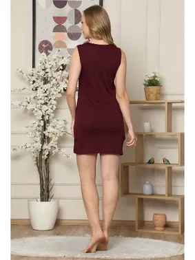 Akbeniz Akbeniz Kalın Askılı Penye Gecelik 960 - Alternatif Görünüm