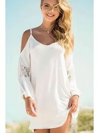 Angelsin Angelsin Beyaz Şık Pareo