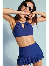 Angelsin Angelsin Mavi Etekli Bikini Alt