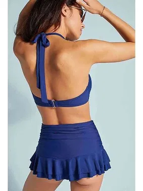 Angelsin Angelsin Mavi Etekli Bikini Alt - Alternatif Görünüm