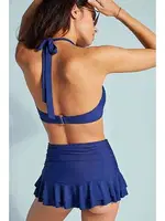 Angelsin Mavi Etekli Bikini Alt Mavi detay görünüm