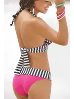 Angelsin Özel Tasarım Bikini Çok Renkli detay görünüm