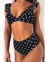 Angelsin Siyah Puantiyeli Bikini Takım Çok Renkli Çok Renkli görsel 4