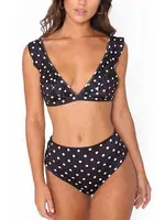 Angelsin Siyah Puantiyeli Bikini Takım Çok Renkli Çok Renkli