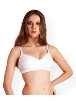 Pamuklu Balensiz Desteksiz Toparlayıcı Klasik Sütyen Anıl 0512 Beyaz görsel 6