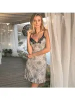 Anıl Datenlli Gecelik 5722 Siyah-Ekru