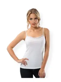 Anıt Anıt Danteli Biyeli ip Askılı Atlet 2810