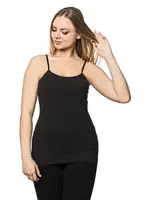 Ayar Askılı Lycralı Atlet Lüx DRM 053 Siyah