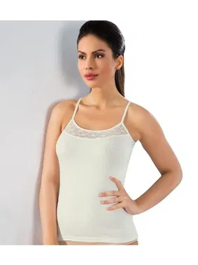 Lüx DRM Bamboo Dantelli ip Askılı Bayan Atlet Lüx DRM 3610 - Alternatif Görünüm