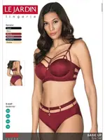 Basic Bralet Sütyen Takım Le Jardin 5045 Bordo görsel 4