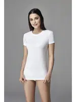 Bisiklet Yaka Kısa Kol T-Shirt Dagi 5002KC Beyaz